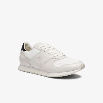 Lacoste Aesthet Luxe Bőr Sneakers Fehér Fekete | Ke10Mp9H