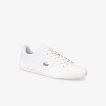 Lacoste Chaymon Nappa Bőr Sneakers Fehér | qAb6ZgCR