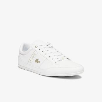 Lacoste Chaymon Szintetikus and Bőr Sneakers Fehér | 00Yy2lzV