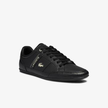 Lacoste Chaymon Szintetikus and Bőr Sneakers Fekete | AITl7Li7