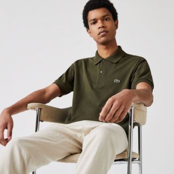 Lacoste Classic Fit L.12.12 Polo Shirt Khaki Zöld | g8gk0ndV