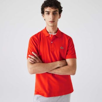 Lacoste Classic Fit L.12.12 Polo Shirt Piros | Skm4jbX8