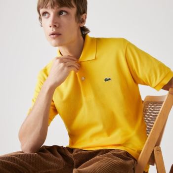 Lacoste Classic Fit L.12.12 Polo Shirt Sárga | 2pcvfWbh