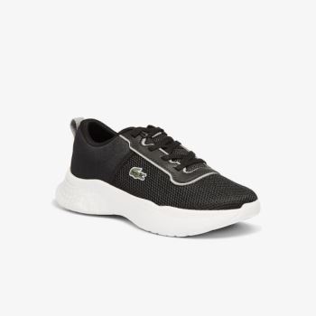 Lacoste Court-Drive Textil Air Mesh Sneakers Fekete Szürke | Z06SIDnP