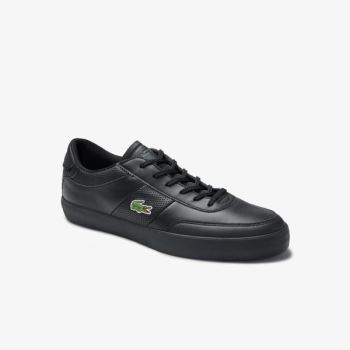 Lacoste Court-Master Bőr Sneakers Fekete | Lcls2YQ5