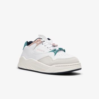 Lacoste Court Slam Szintetikus and Bőr Sneakers Fehér Rózsaszín | HbyeuCBK