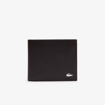 Lacoste Fitzgerald billfold in leather Sötétbarna | gKExpAWd