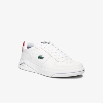 Lacoste Game Advance Bőr Sneakers Fehér Bézs | NKstTWNL