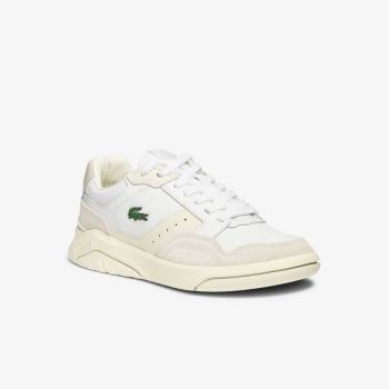 Lacoste Game Advance Luxe Bőr and Velúr Sneakers Fehér Fehér | SIlGPxhD