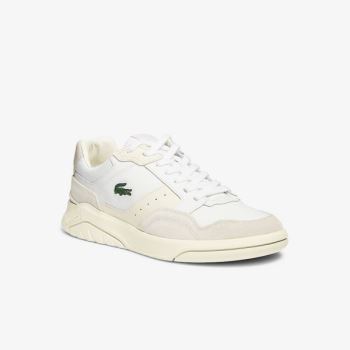 Lacoste Game Advance Luxe Bőr and Velúr Sneakers Fehér Fehér | c74984Xa