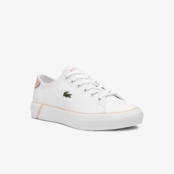 Lacoste Gripshot BL Bőr and Szintetikus Sneakers Fehér Rózsaszín | eCx2FPYE