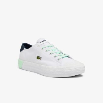 Lacoste Gripshot Vászon and Bőr Sneakers Fehér Világos Kék | 9GimNMFC