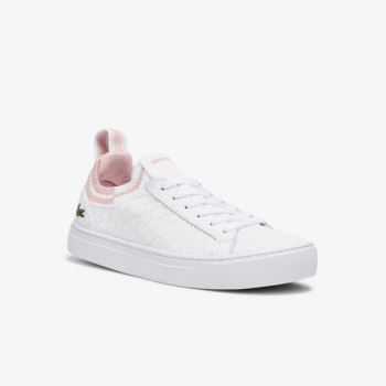 Lacoste La Piquée Textil Sneakers Fehér Világos Rózsaszín | qtpk0y4c