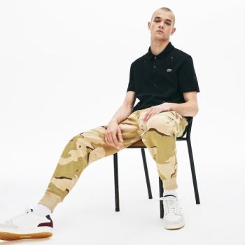 Lacoste Live Rose Embroidered Camo Sweatpant Bézs Fehér | GowhMxic