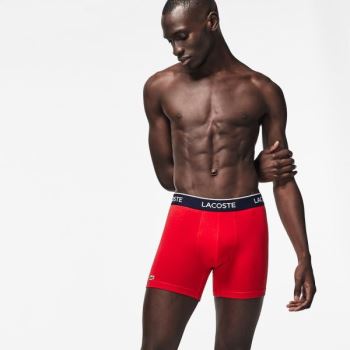 Lacoste Pack of 3 Boxer Briefs Sötétkék Kék Piros Sötétkék Kék | WF7WHnvp