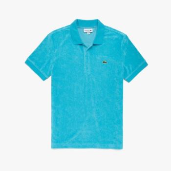 Lacoste Pamut Fleece Blend Regular Fit Polo Shirt Lila Fehér | InGidkYw