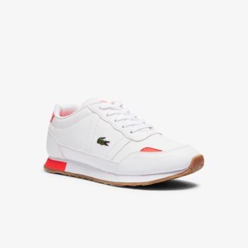 Lacoste Partner Textil Sneakers Fehér Bézs | ESh95Jgm