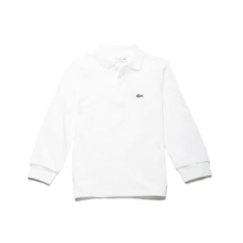 Lacoste Petit Piqué Polo Fehér | 4J0WCnOb