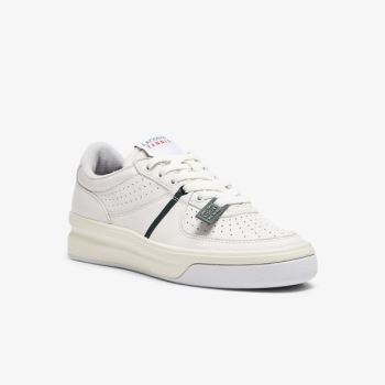 Lacoste Quantace Bőr Sneakers Fehér Bézs | J16JdfZs