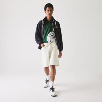 Lacoste Regular Fit Five-Pocket Denim Shorts Fehér | xFZURvFK