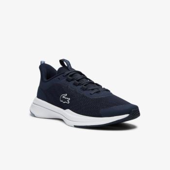 Lacoste Run Spin Textil Sneakers Sötétkék | 08p6Ogth