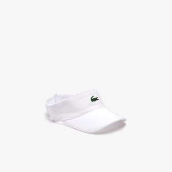 Lacoste SPORT Piqué And Fleece Tenisz Visor Fehér | wQ7NHwMV