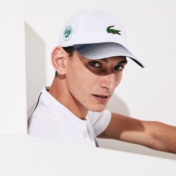 Lacoste SPORT Roland Garros Ombré Cap Fehér Sötétkék Kék | ETLMqACi