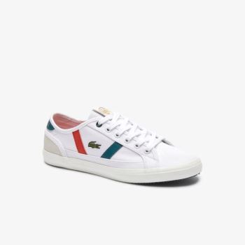 Lacoste Sideline Roland Garros Sneakers Fehér Zöld | pv49gVve