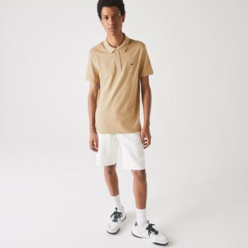 Lacoste Slim Fit Polo in Petit Piqué Bézs | HAxf5VGn