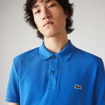 Lacoste Slim Fit Polo in Petit Piqué Kék | mzk3Ck1E