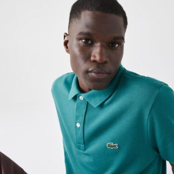 Lacoste Slim Fit Polo in Petit Piqué Zöld | 9mqF5wZA