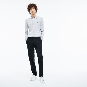 Lacoste Slim Fit Stretch Twill Chino Pants Sötétkék Kék | XXBVWWuc