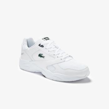 Lacoste Storm 96 LO Textil and Bőr Sneakers Fehér | qPuU2wO5