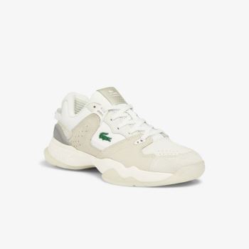 Lacoste T-Point Nubuck Bőr Sneakers Bézs | IPjx8u5d