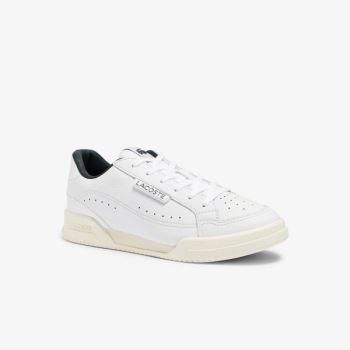 Lacoste Twin Serve Luxe Bőr and Szintetikus Sneakers Fehér | R5g5v0MQ