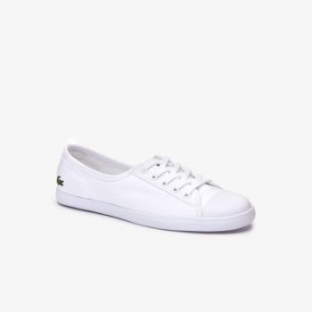 Lacoste Ziane Vászon Sneakers Fehér | Gk4HSsBa