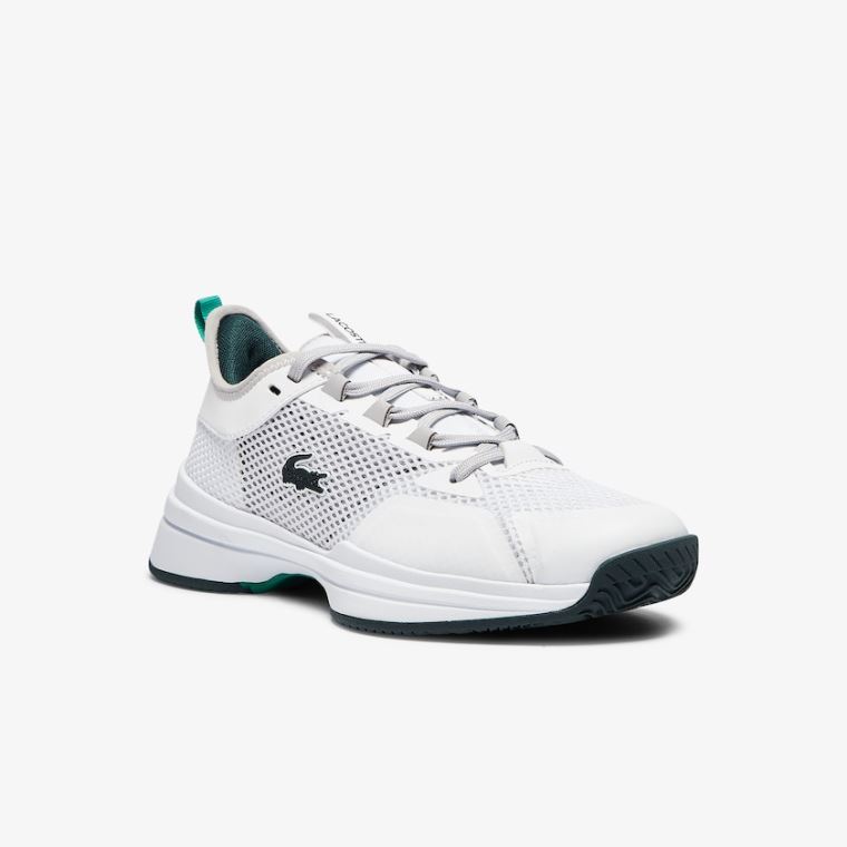 Lacoste AG-LT 21 Textil and Szintetikus Sneakers Fehér Zöld | esxNDN5U