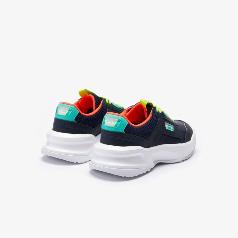 Lacoste Ace Lift Bőr Sneakers Sötétkék Türkiz | KvF50pEN