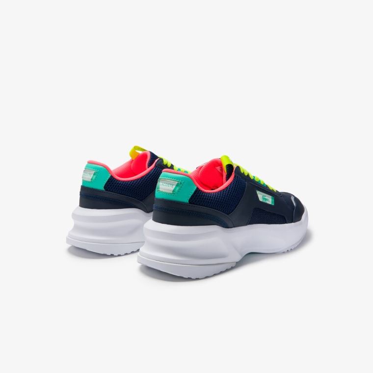 Lacoste Ace Lift Bőr Sneakers Sötétkék Türkiz | OSagtfj2