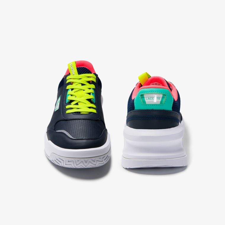 Lacoste Ace Lift Bőr Sneakers Sötétkék Türkiz | OSagtfj2