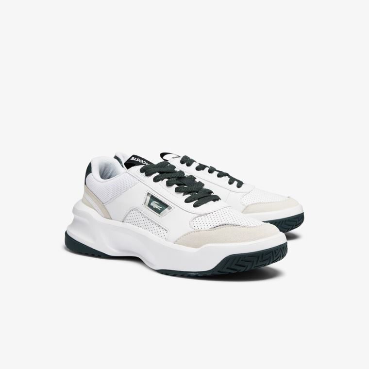 Lacoste Ace Lift Colourblock Bőr Reflective Sneakers Fehér | IZO6Nn6t