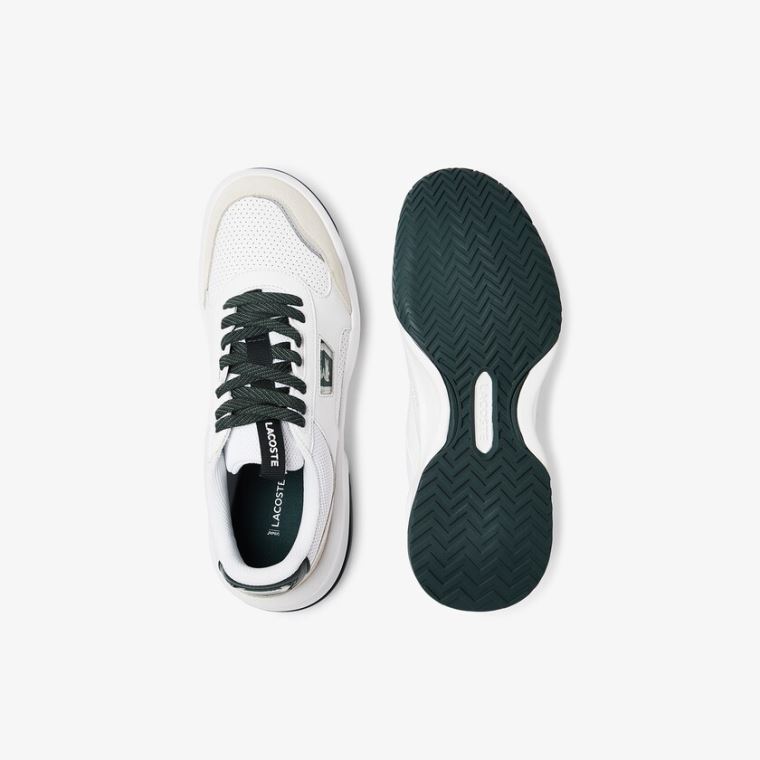 Lacoste Ace Lift Colourblock Bőr Reflective Sneakers Fehér | IZO6Nn6t