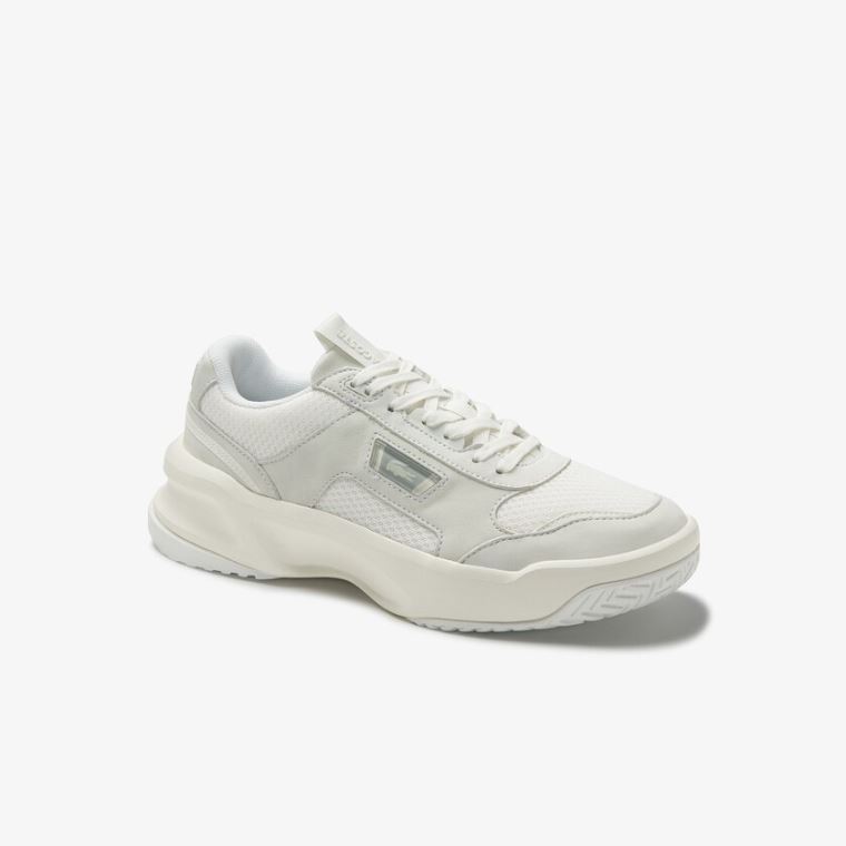 Lacoste Ace Lift Colourblock Bőr Sneakers Bézs | wiUGAFJB