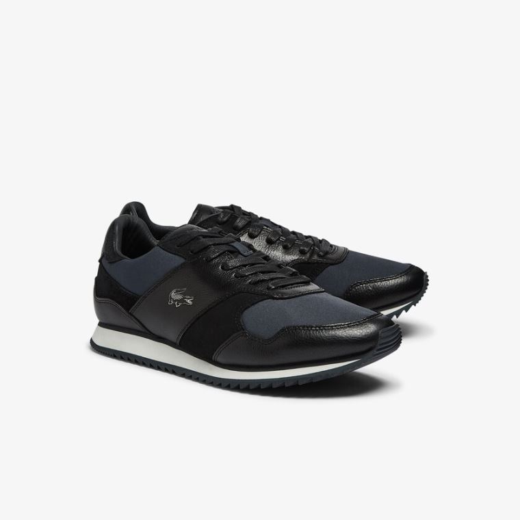 Lacoste Aesthet Luxe Bőr Sneakers Fekete | dNxWPPyl