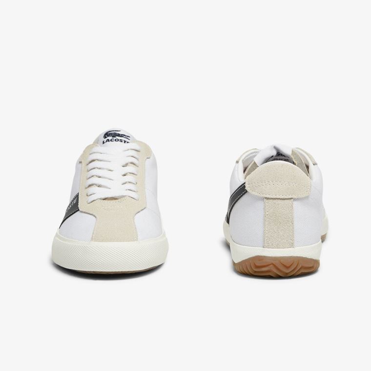 Lacoste Ball Net Vászon and Velúr Sneakers Fehér | KWTR7SIE