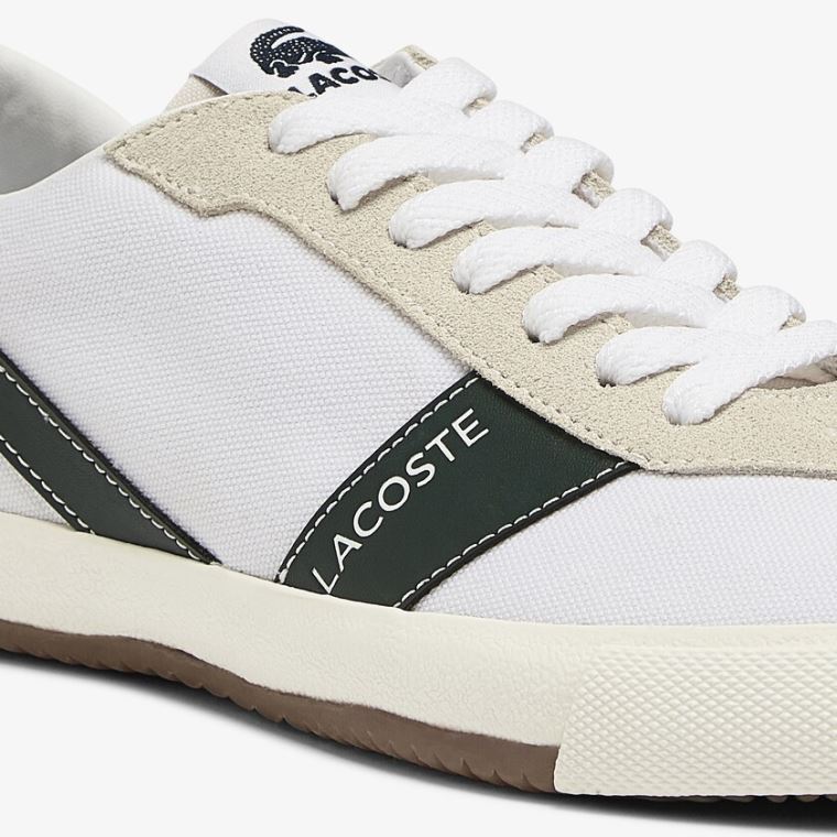 Lacoste Ball Net Vászon and Velúr Sneakers Fehér | KWTR7SIE