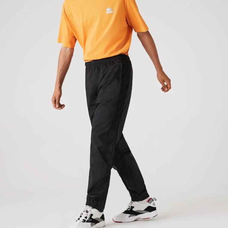 Lacoste CONCEPTS Collaboration Könnyű Pálya Pants Fekete | xuq2di7O