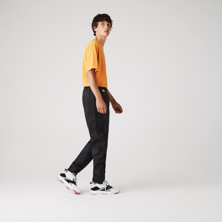 Lacoste CONCEPTS Collaboration Könnyű Pálya Pants Fekete | xuq2di7O