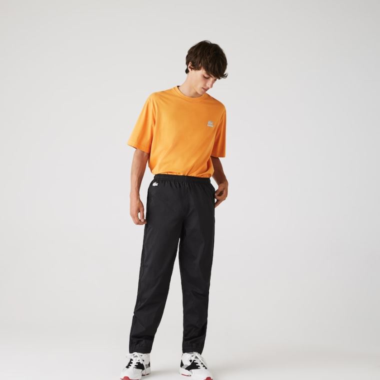 Lacoste CONCEPTS Collaboration Könnyű Pálya Pants Fekete | xuq2di7O