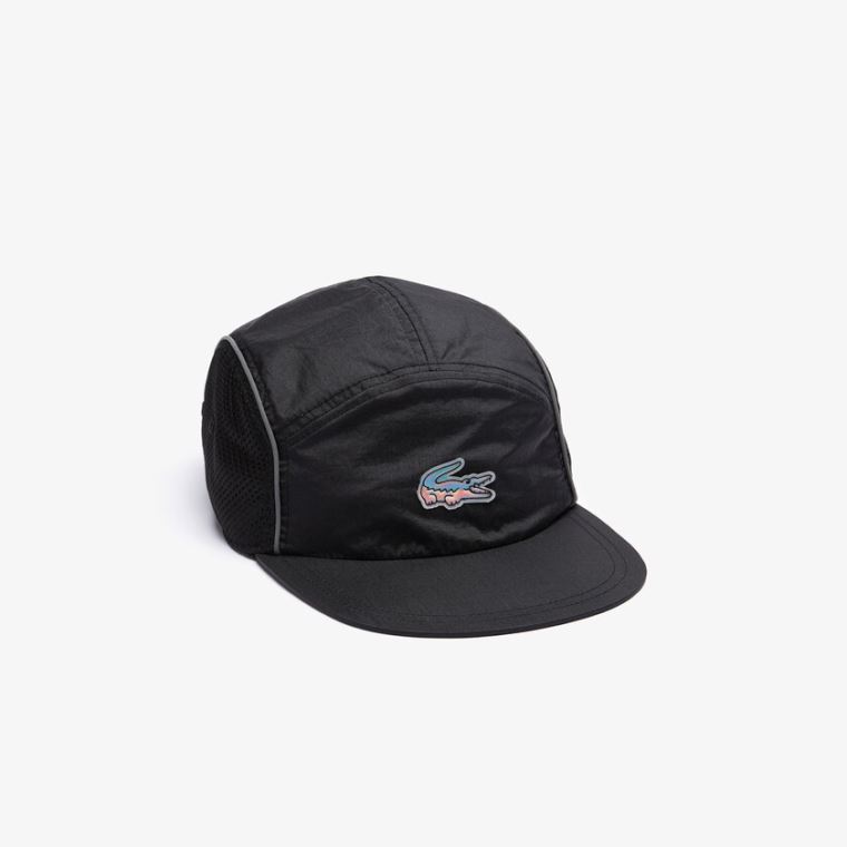 Lacoste CONCEPTS Collaboration Mesh-Panel Cap Fekete | iBtvtrDm